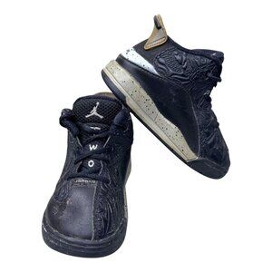 Nike Air Jordan Dub Zero Black White Toddler Sneakers Boys 7 Cool Kids Shoes